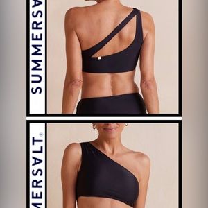 Summersalt sidestroke top black